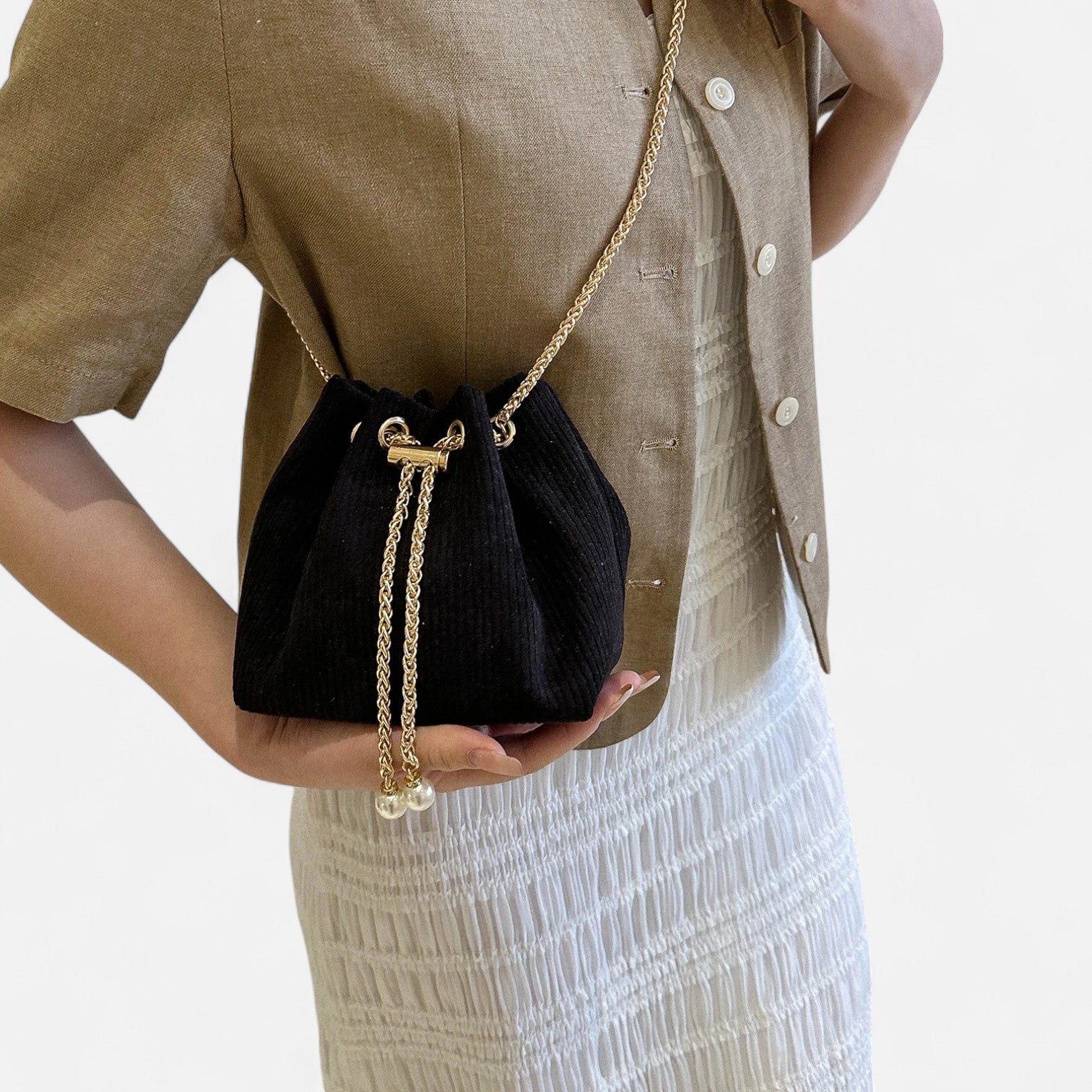 DESINES | Vintage Cylindrical Bag for Women - Retro Charm