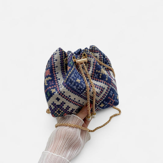 DESINES | Vintage Cylindrical Bag for Women - Retro Charm