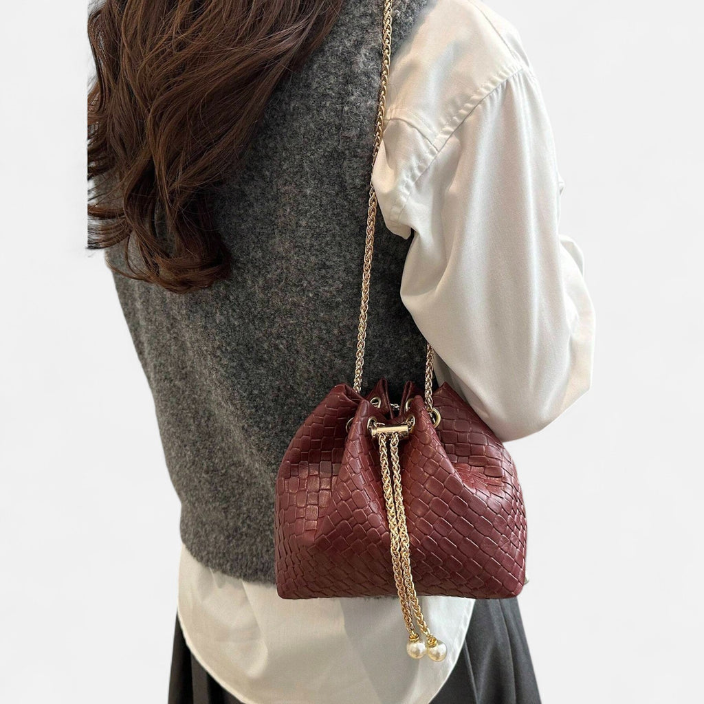 DESINES | Vintage Cylindrical Bag for Women - Retro Charm