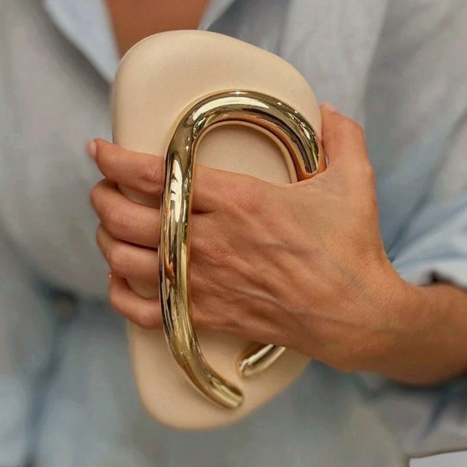 Desines | Hard Clutch with Gold Clasp