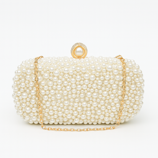 DESINES | Chantal Luxe Pearl Bag – Classic Charm, Modern Elegance