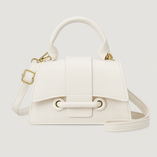 DESINE | Veya – Classic White Mini Handle Bag