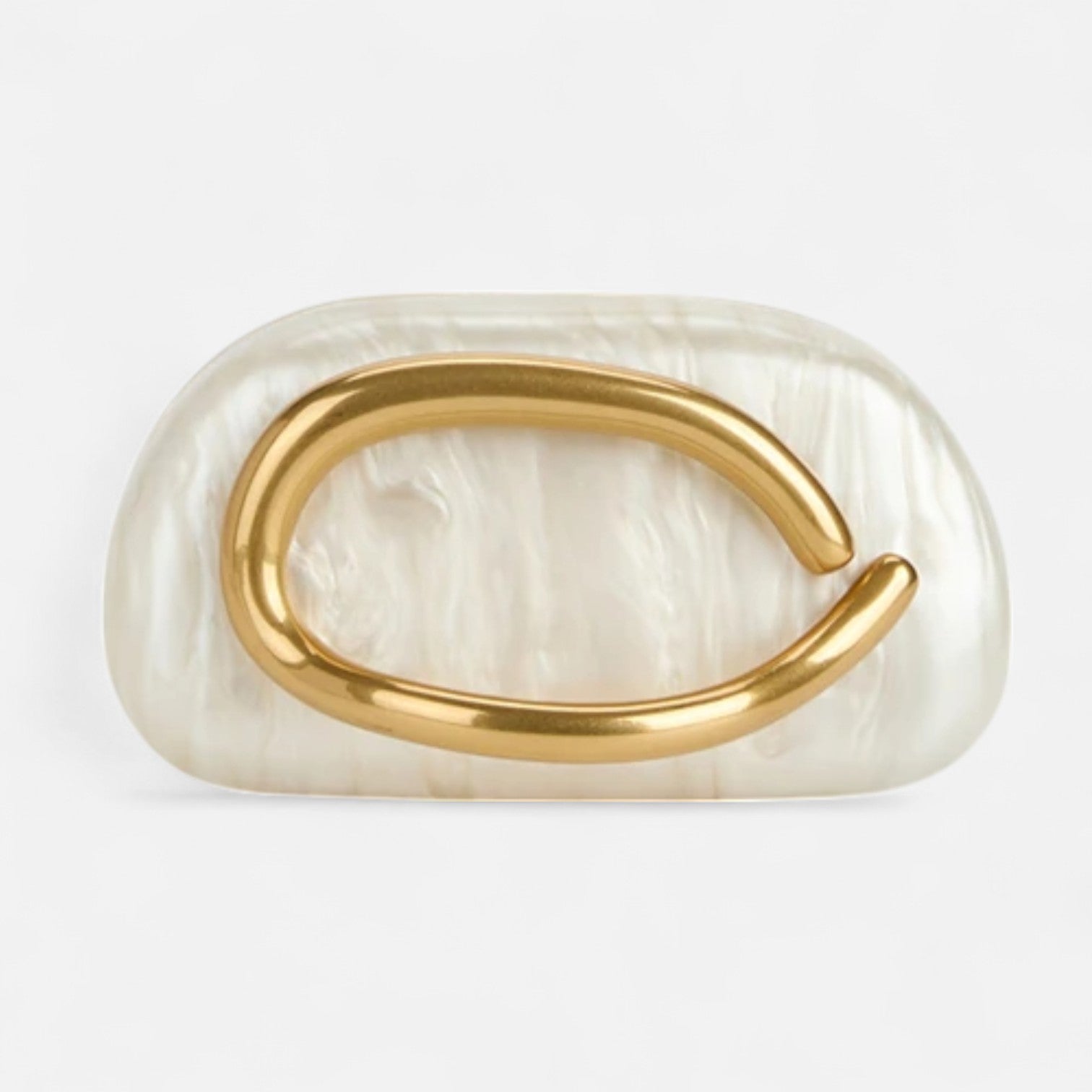 Desines | Clutch with Gold Clasp – Evening Elegance