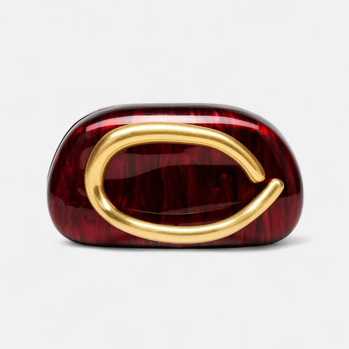 Desines | Clutch with Gold Clasp – Evening Elegance